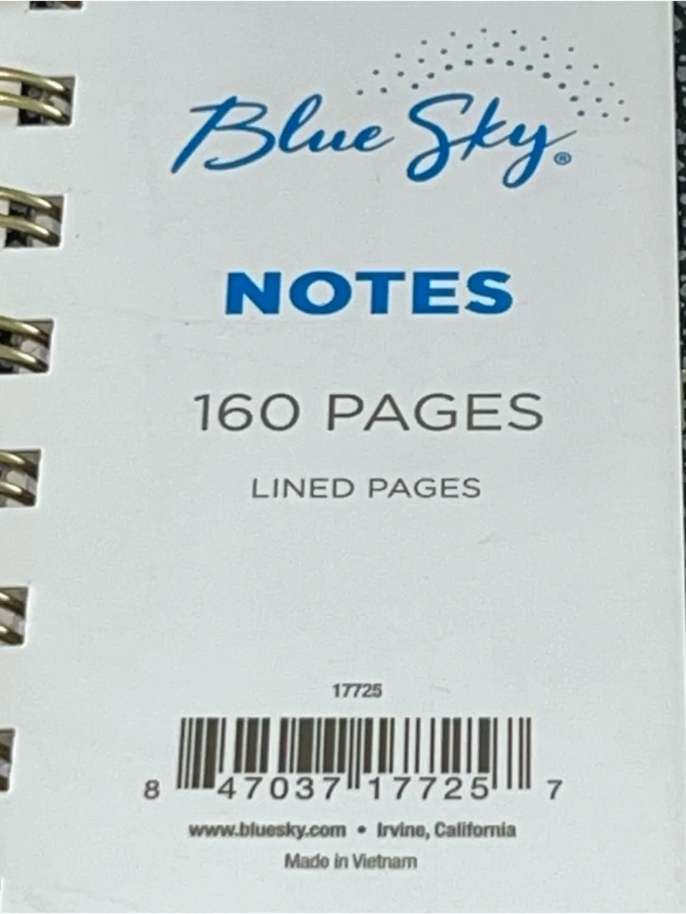 Blue Sky Professional Hardcover Executive Notebook, 160 Ruled Pages NEW!